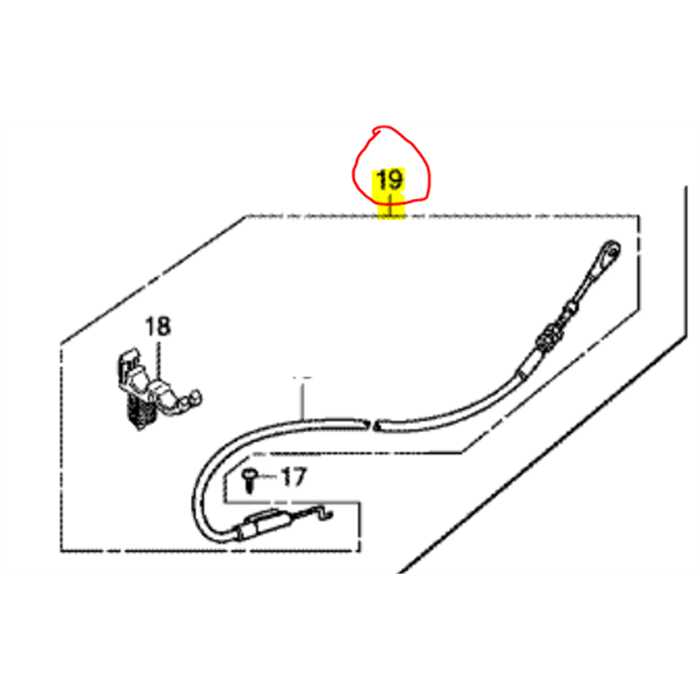[06546-VE1-305] Kit câble changement de vitesses HRB536-HRM536 série tx**, 06546VE1305, 06546-VE1-305