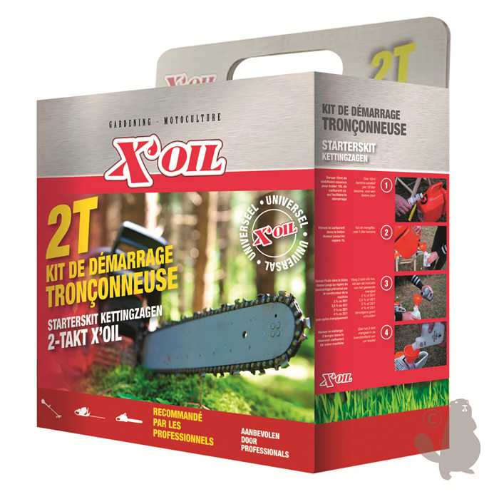 [830-9002] Kit de démarrage 2 temps tronçonneuse - Kit comprenant: 1 stabilisant carburant 250ml - 1 bidon dhui, 8309002, 830-9002