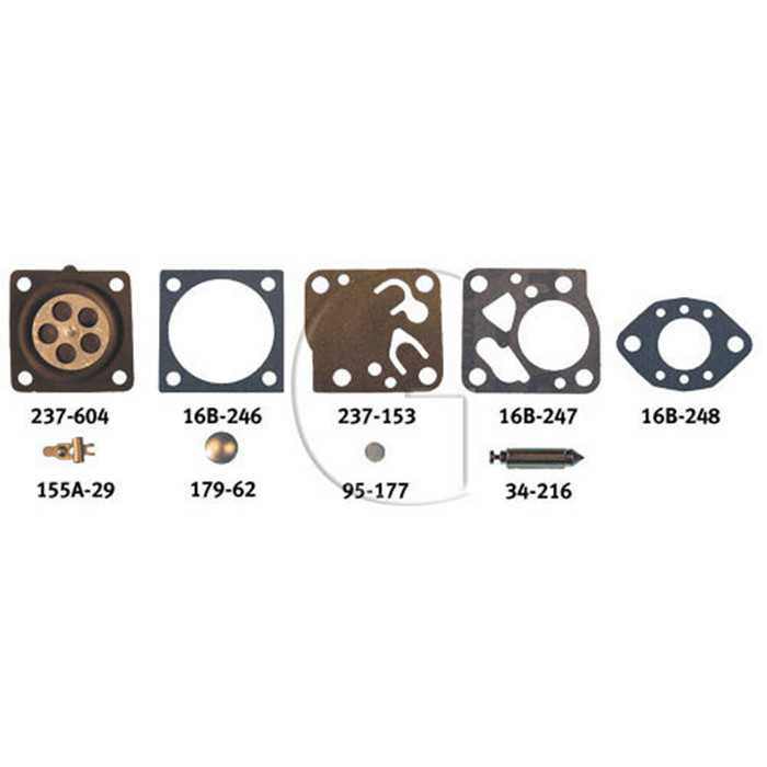 [RK-14HU] KIT MEMBRANE COMPLET TILLOTSON, RK14HU