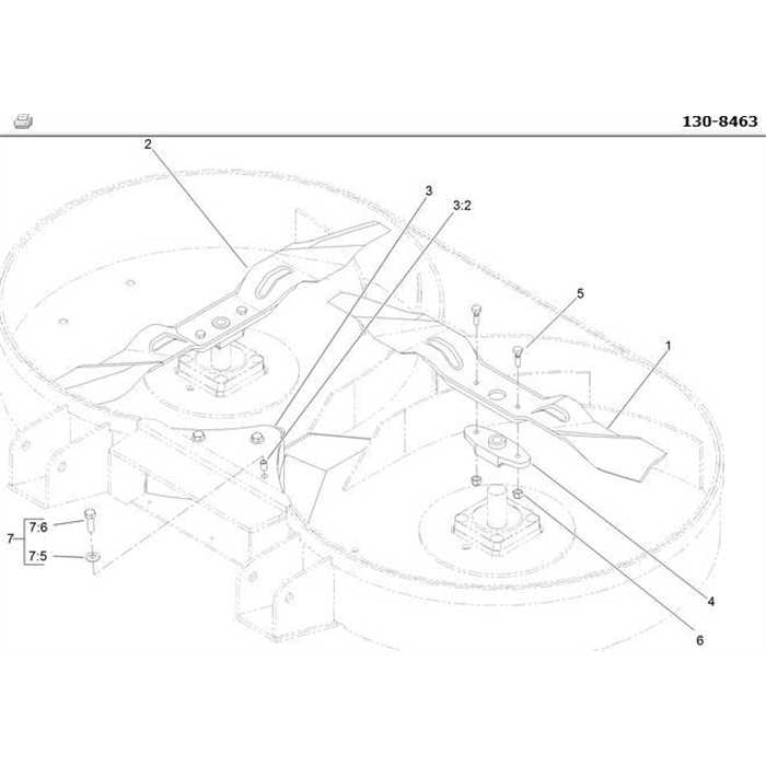 [130-8463] kit mulching toro 122cm pour tondeuse toro 74311te 8000, 1308463, 130-8463