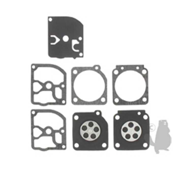 [GND39] Kit membranes adaptable pour carburateur monté sur EFCO 935F O4463935DF HUSQVARNA 1216 1219 STIH, 5207918, 520-7918