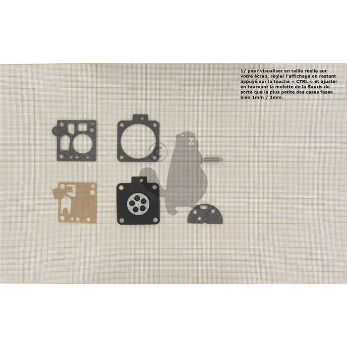 Kit de réparation carburateur pour BING monté sur STIHL 038M. Remplace origine: 65-940-203 et 1119 0, 5205647, 11190071062., 520-5647, 40272144