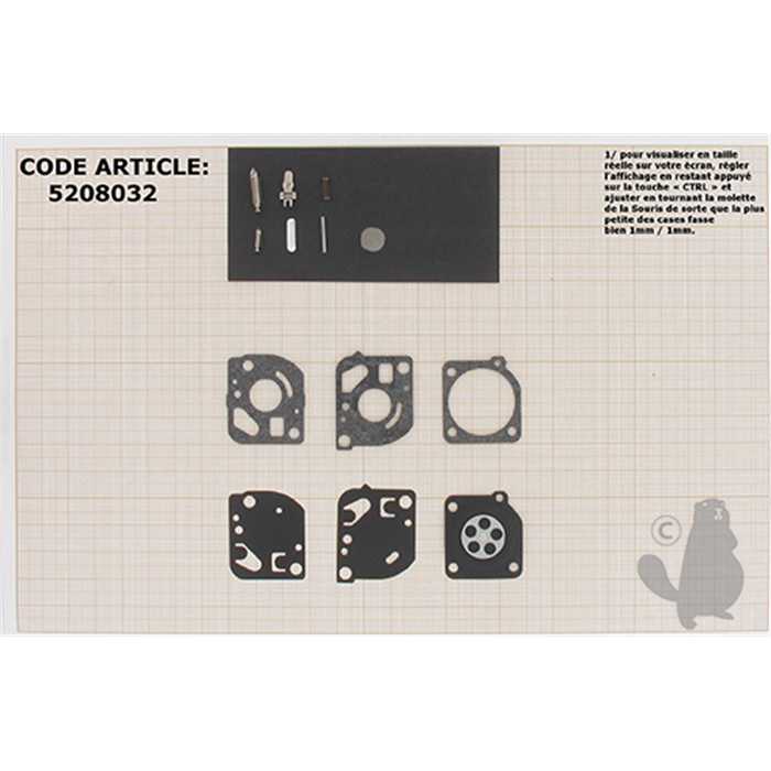 kit réparation membranes/joints, 5208032, 520-8032