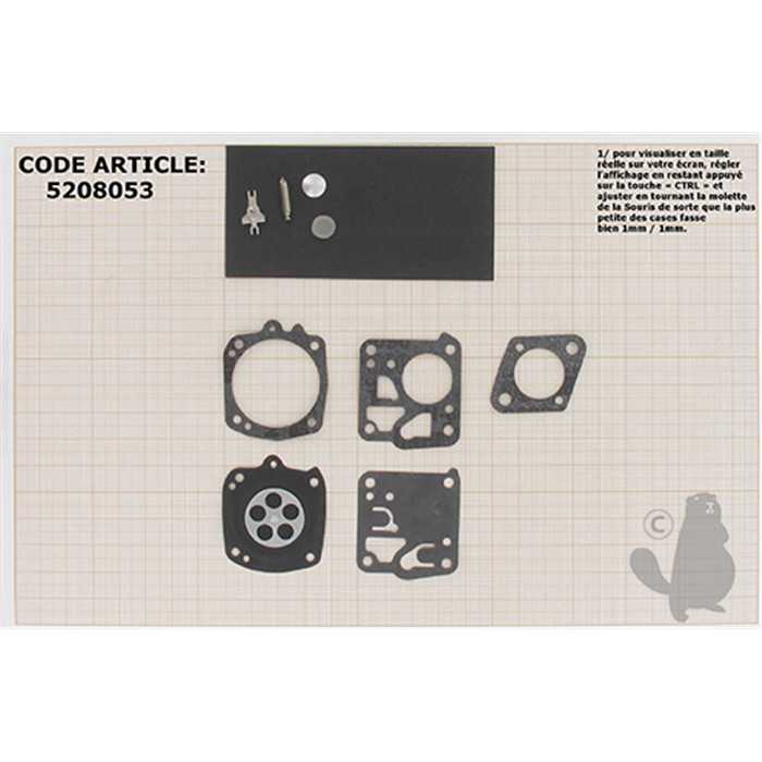[520-8053] kit réparation membranes/joints, 5208053, 520-8053