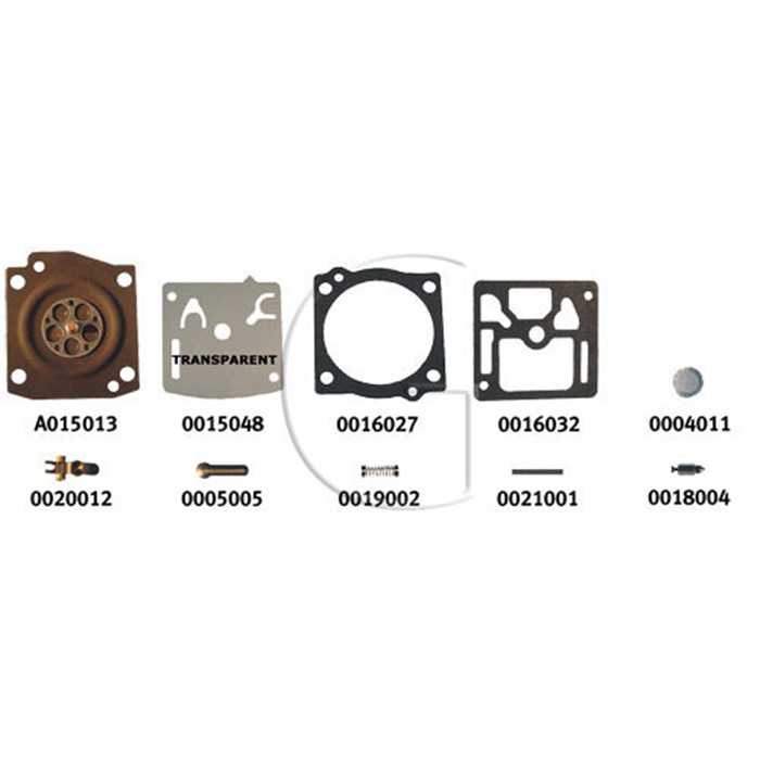 [RB-35] Kit réparation adaptable pour carburateur C1U monté sur Green Machine et autres. Remplace origine: R, 5207950, 520-7950