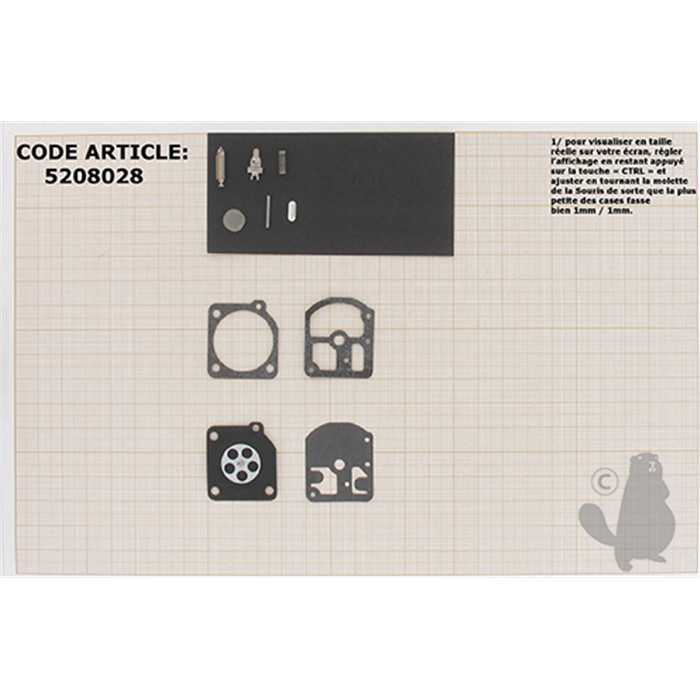[520-8028] kit réparation membranes/joints, 5208028, 520-8028
