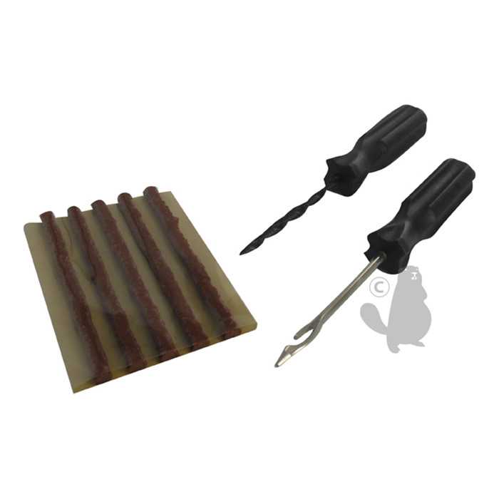 Kit de réparation pour pneus TUBELESS pour 2 et 4 plis à carcasses renforcées, 9106935, 910-6935