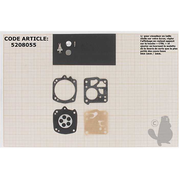 [520-8055] kit réparation membranes/joints, 5208055, 520-8055