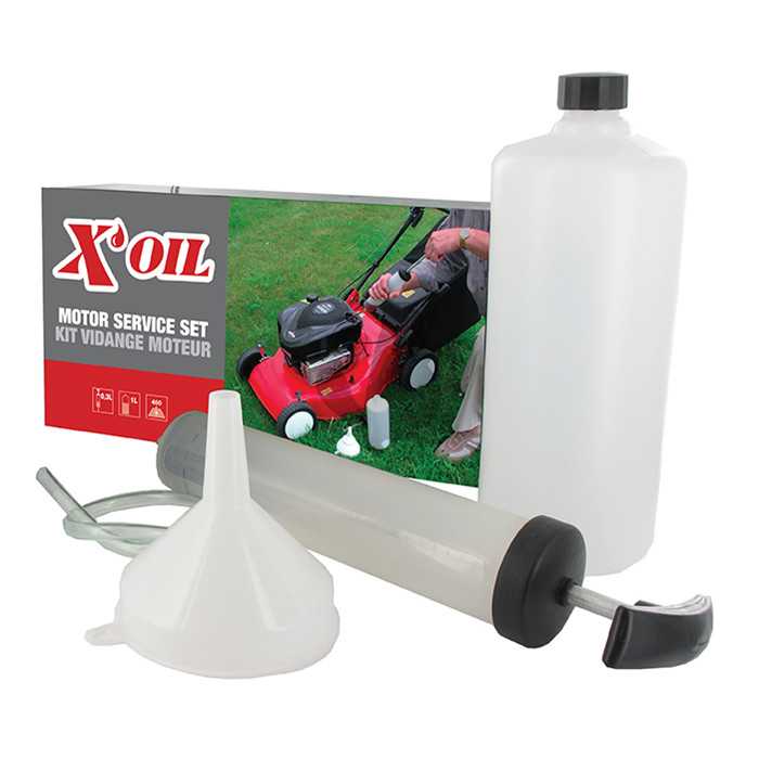 [830-9333] Kit de vidange pour moteurs de tondeuse à gazon - Livrée avec 1 seringue 1 tuyau aspiration 1 ento, 8309333, 830-9333