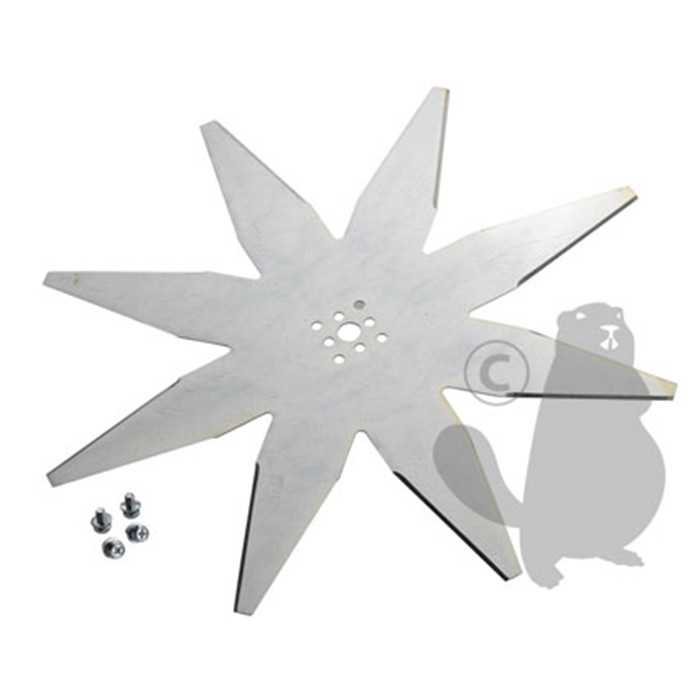 Lame 8 dents plate dorigine pour robot AMBROGIO / WIPER série L200 et L300 - diam : ext: 290mm. Remp, 1108333, 110-8333
