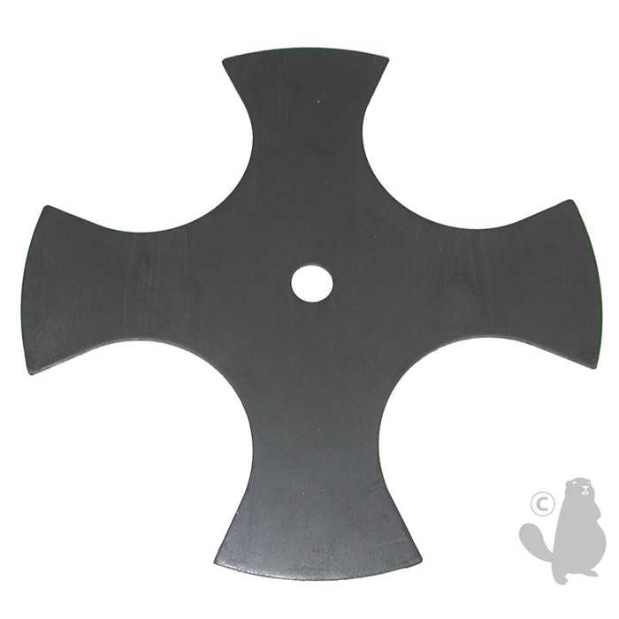 [110-4165] Couteau adaptable pour dresse bordure modèle étoilé - diam : 228 60mm épaisseur: 2 3mm alésage: 12, 1104165, 110-4165