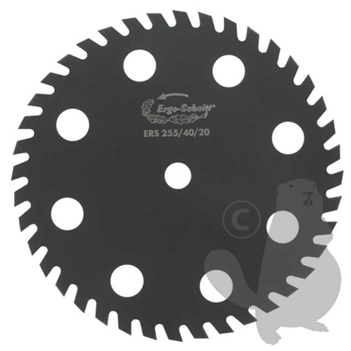 Lame Ergo-Schnitt pour débroussailleuse - 40 dents diam : 255mm X 1.6mm alésage: 20mm, 1202300, 120-2300