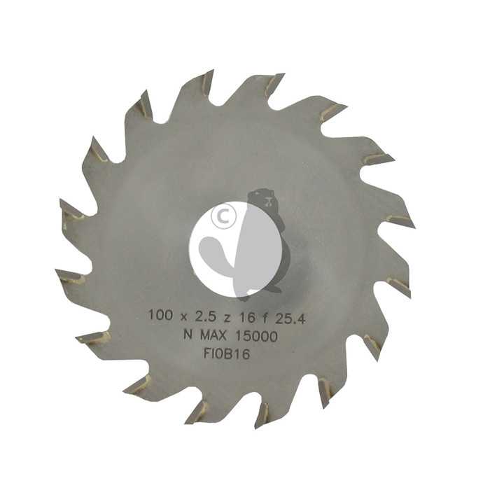 Lame à pointes carbures 16 dents diam extérieur 100 mm et alésage 25 4 mm pour système de coupe ave, 1202303, 120-2303