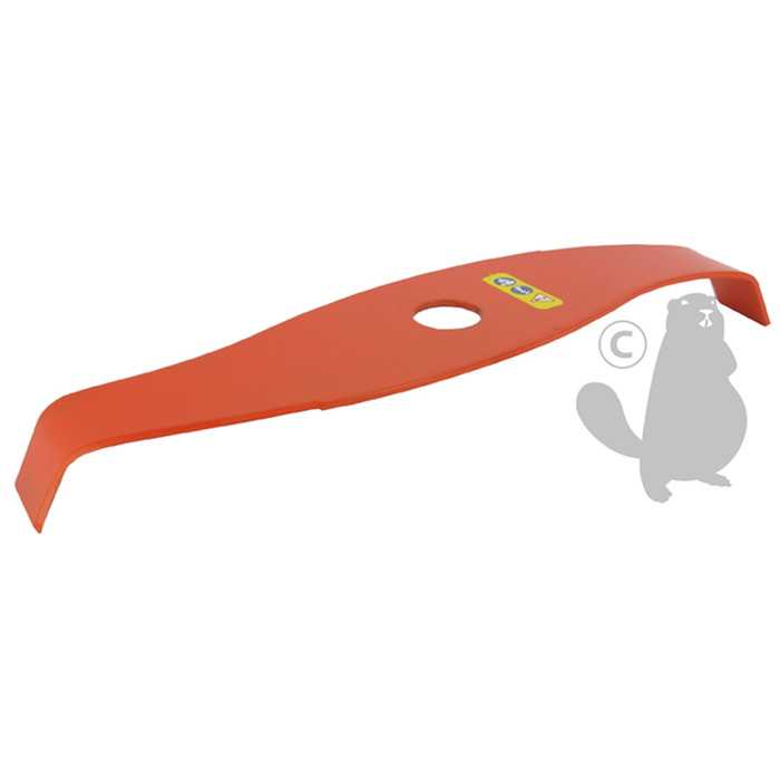 [120-2265] Lame 2 dents spéciale ronces profil courbé réduction du bruit - Couleur orange haute visibilité pou, 1202265, 120-2265