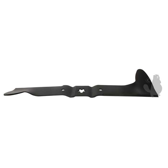 Lame tondeuse adaptable AYP avec carter de coupe de 92cm. Alesage étoile 5 pointes. Tourne à droite., 1108501, 110-8501