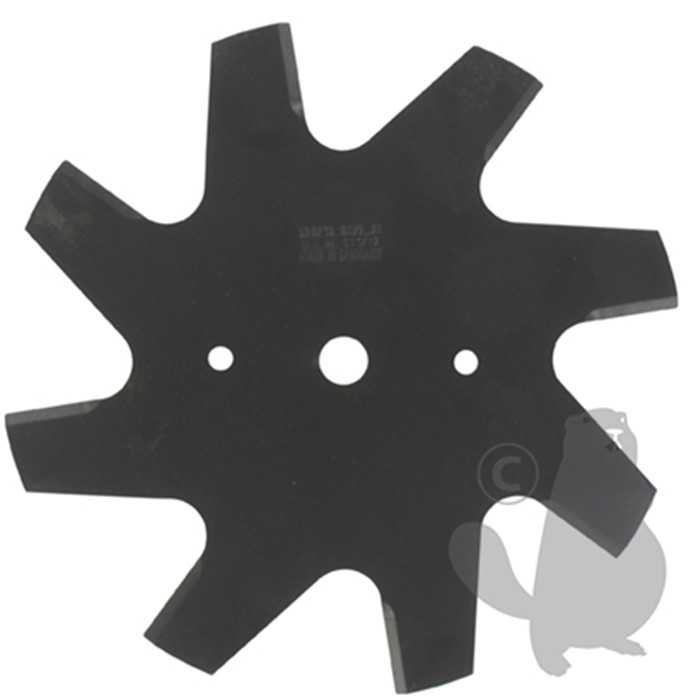 Couteau pour dresse-bordures modèle 8 dents - diam : 230mm épaisseur: 2 25 alésage: 15 90 mm, 1104169, 110-4169