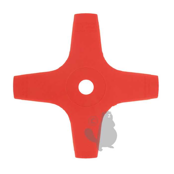Lame nylon à 4 dents adaptable pour débroussailleuse - Coupe de 250mm alésage: 25 4mm, 1202214, 120-2214
