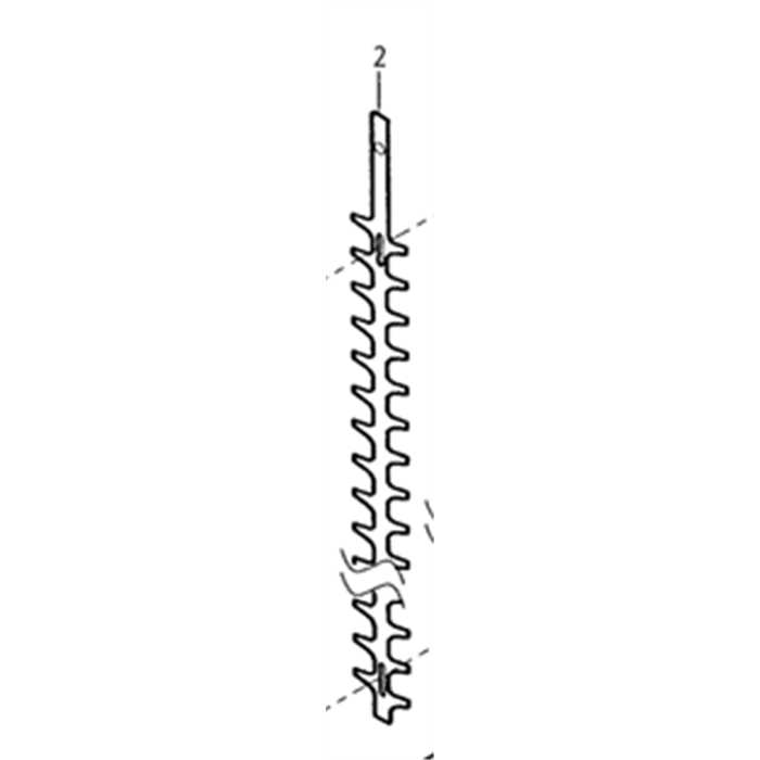 [91054-115] Lame 600mm taille-haies Kaaz TM2600, 91054115, 91053-124