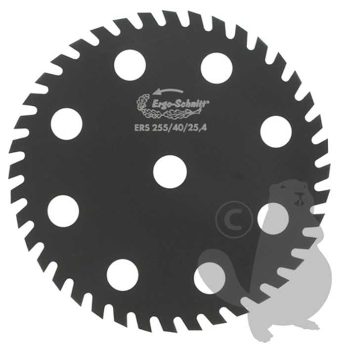 [120-2301] Lame 40 dents ERGO-SCHNITT pour débroussailleuse - Coupe de 255mm alésage: 25 4mm épaisseur: 1 6mm, 1202301, 120-2301