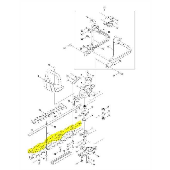 [6018505400] Lamier supérieure Makita EH561, 6018505400