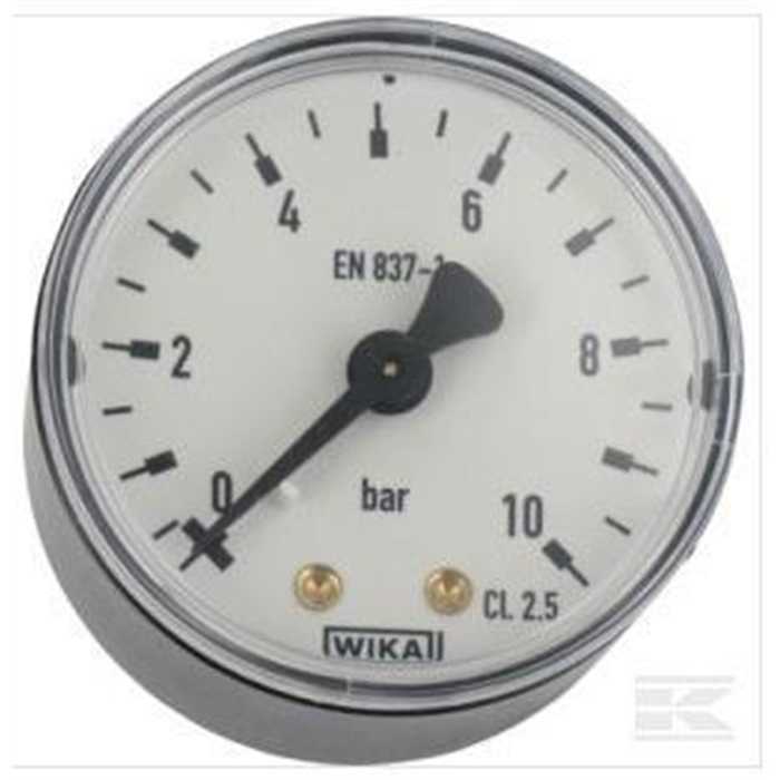 Manometre rac.ar.diam 50mm 0-10bar, MA5010B04PL