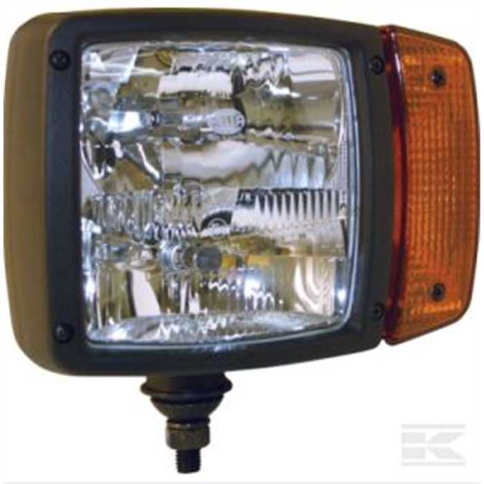 [1EA993975091] Phare de travail gauche hella avec clignoteur incorpore, 1EA993975091