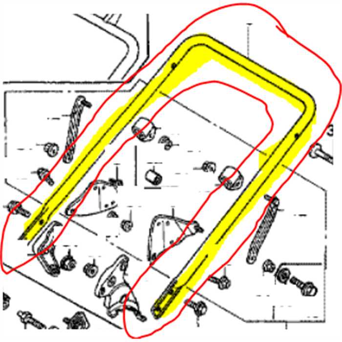 [53110-VA5-801ZA] Guidon de manche inférieur HONDA HR1950 - PLUS LIVRABLE -, 53110-VA5-801ZA, 53110-VA5-801
