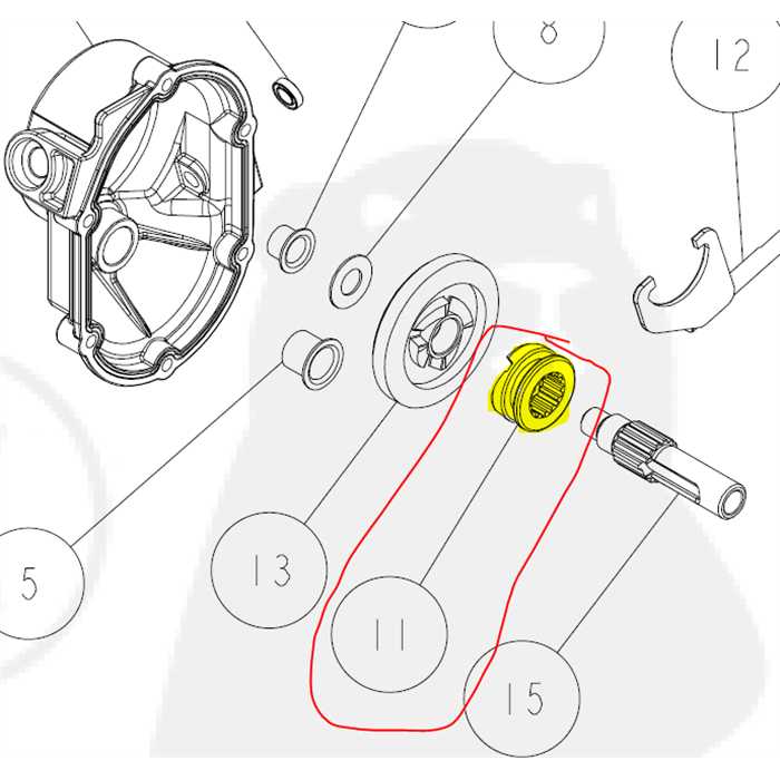 [80-1020-119-10] Pignon crabot de boîte OREC GR536, 80-1020-119-10, 80102011910, OR80102011910