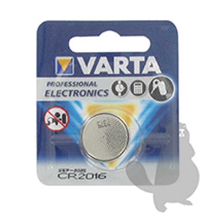 Blister pile bouton VARTA 3V lithium CR2016., 2109910, 210-9910
