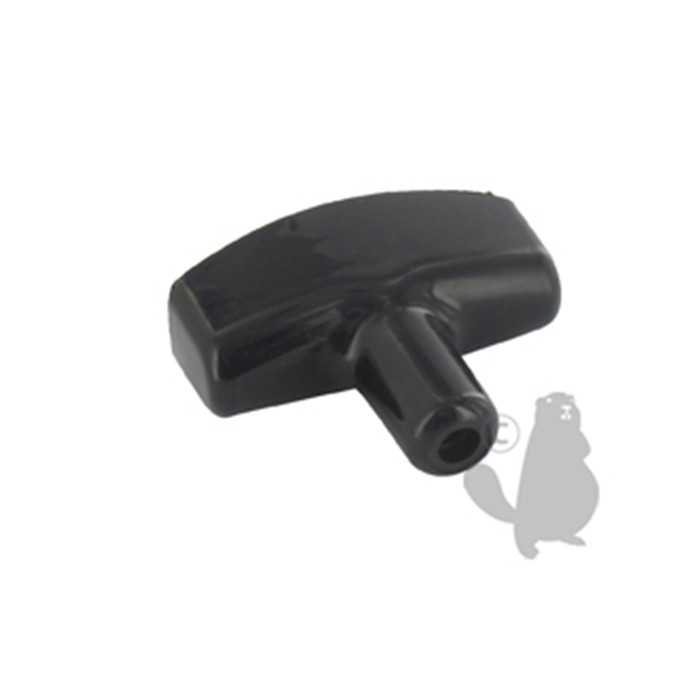 [66728] Poignée de lanceur grand en caoutchouc adaptable pour BRIGG et STRATTON. Remplace origine: 66728 49, 5100493, 510-0493, 490652.