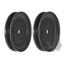 Poulie de palier adaptable AYP avec axe dentelé 15,9mm, diam,: ext: 140mm. Remplace origine: 198145.