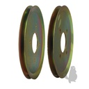 Poulie dentraînement de roue adaptable pour SCAG 36, 48, 52 et 61 - H: 12,7mm, diam,: ext:203,2mm, d