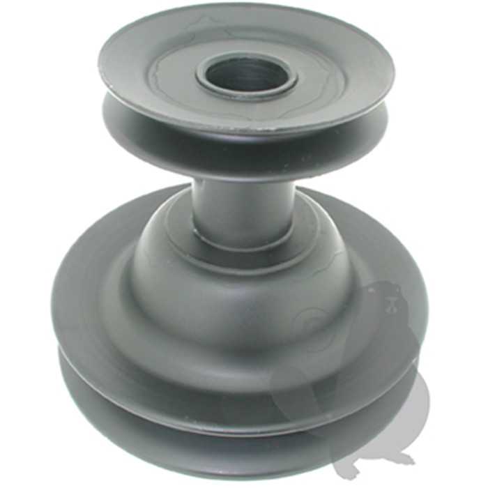 Poulie double sortie Moteur adaptable MTD pour séries 690 à 699 . Remplace origine: 756-0983B diam :, 6206238, 620-6238