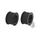Poulie crantée 20 dents dorigine CASTELGARDEN TC122 - H: 31mm, diam,: ext: 55mm, diam, int: 31/35mm.