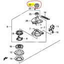 Poulie de rotostop avec support de courroie HRD536 2002 a 2006