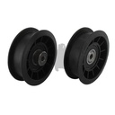 Poulie adaptable JOHN DEERE pour SABRE, séries GX, LT et LTX. Remplace origine AM104666, AM121970.