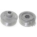 Poulie adaptable sur SNAPPER  pour tondeuses autotractées 21 - H: 31,75mm, diam,: ext: 50,8mm, diam,