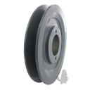 Poulie adaptable pour SCAG - H: 22,2mm, diam,: ext: 146mm, diam, int: 39,7x41,3mm. Remplace origine: