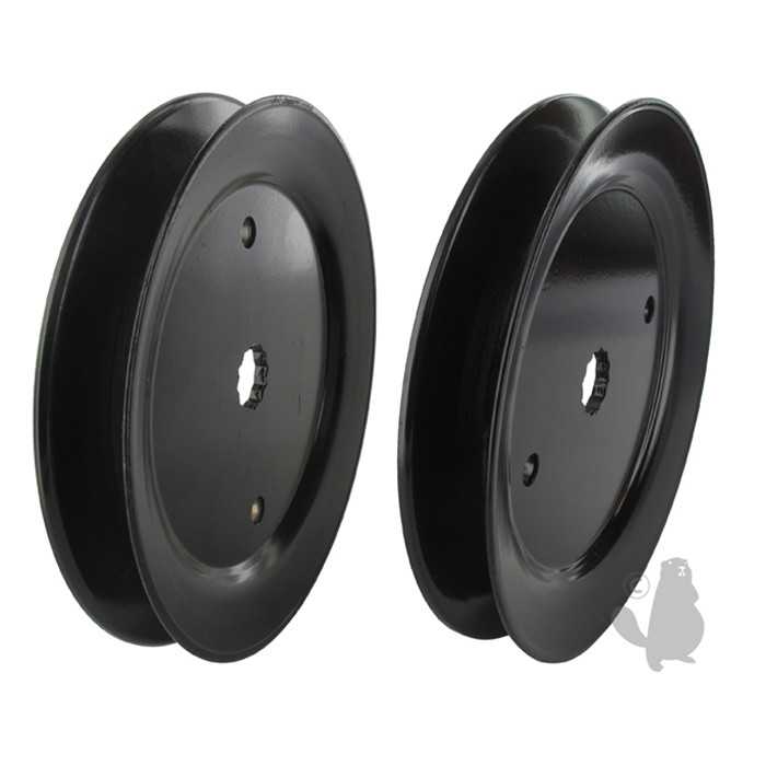 Poulie de Palier à alésage: dentelé adaptable pour AYP ROPER, HUSQVARNA CTH160, YTH150  coupes 42, 4