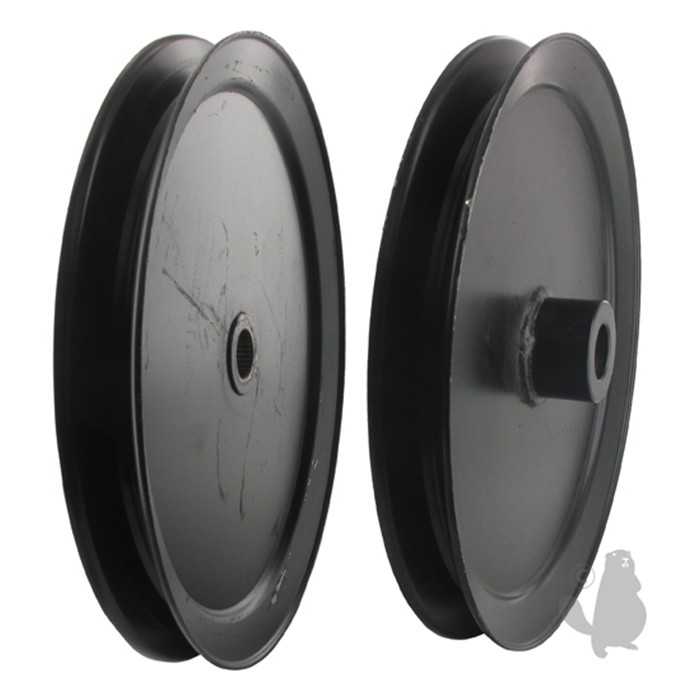 Poulie pour palier de lame adaptable sur MURRAY. Remplace origine: 91951.diam : ext:190mm diam : in, 6206265, 620-6265