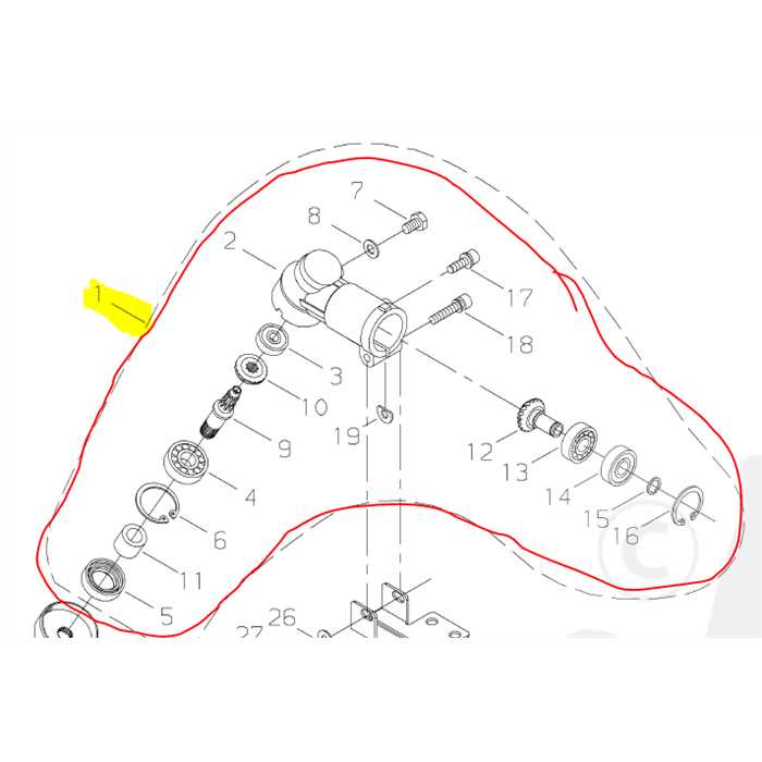 Renvoi angle Shindaiwa tx24, 6390163022, P021-048040