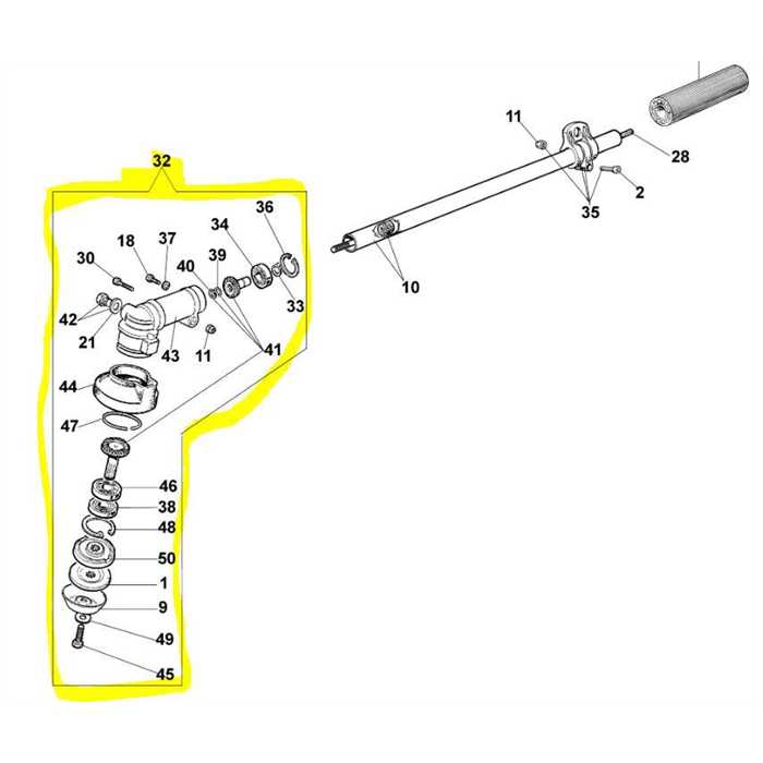 [4160012AR] Renvoi d'angle complet EFCO 8260D, 4160012AR