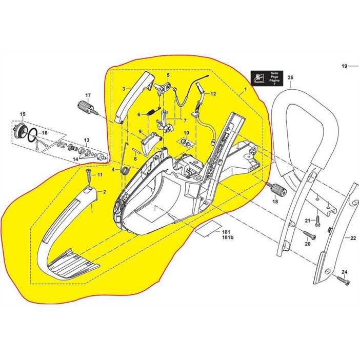 Réservoir essence Dolmar PS5000-PS5105, 181.114.105, 181114105, D181114104