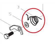 [V452-000870] Ressort de torsion Shindaiwa, 2218271421, V452000870