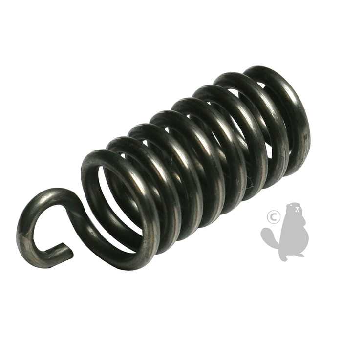 Ressort amortisseur HUSQVARNA remplace 545 06 31 01. Adaptable sur machines 235 235E 240 et 240E., 6909559, 690-9559