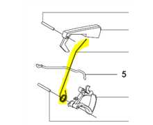 Ressort support de patte de silent-bloc K750