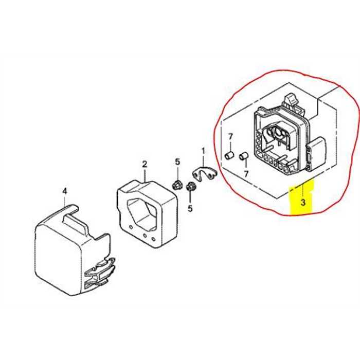 Boitier filtre a air HONDA HHB25, 17220Z0H801, 17220-Z0H-801