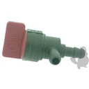 Robinet à essence à 90 degrés universel pour montage en ligne - pour tuyau de diam,: 6,35mm. Remplac