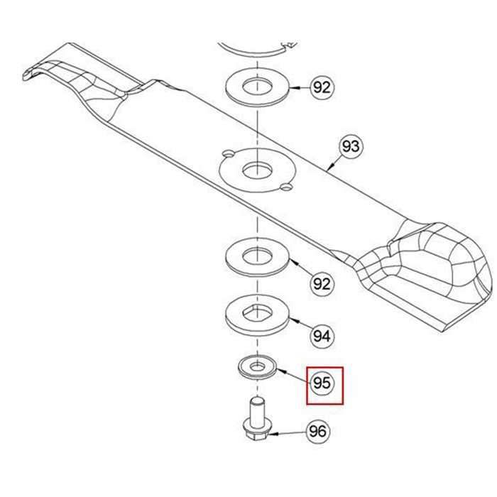 rondelle ressort de lame as-motor tondeuse professionnelle as531, E07016, G00042011