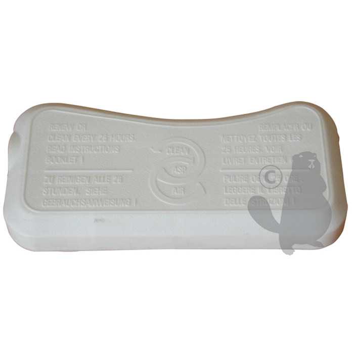 boitier filtre a air Couvercle de Filtre à  air adaptable pour TECUMSEH modèles LAV (rectangle).Remp, 23430009, 4104642, 410-4642